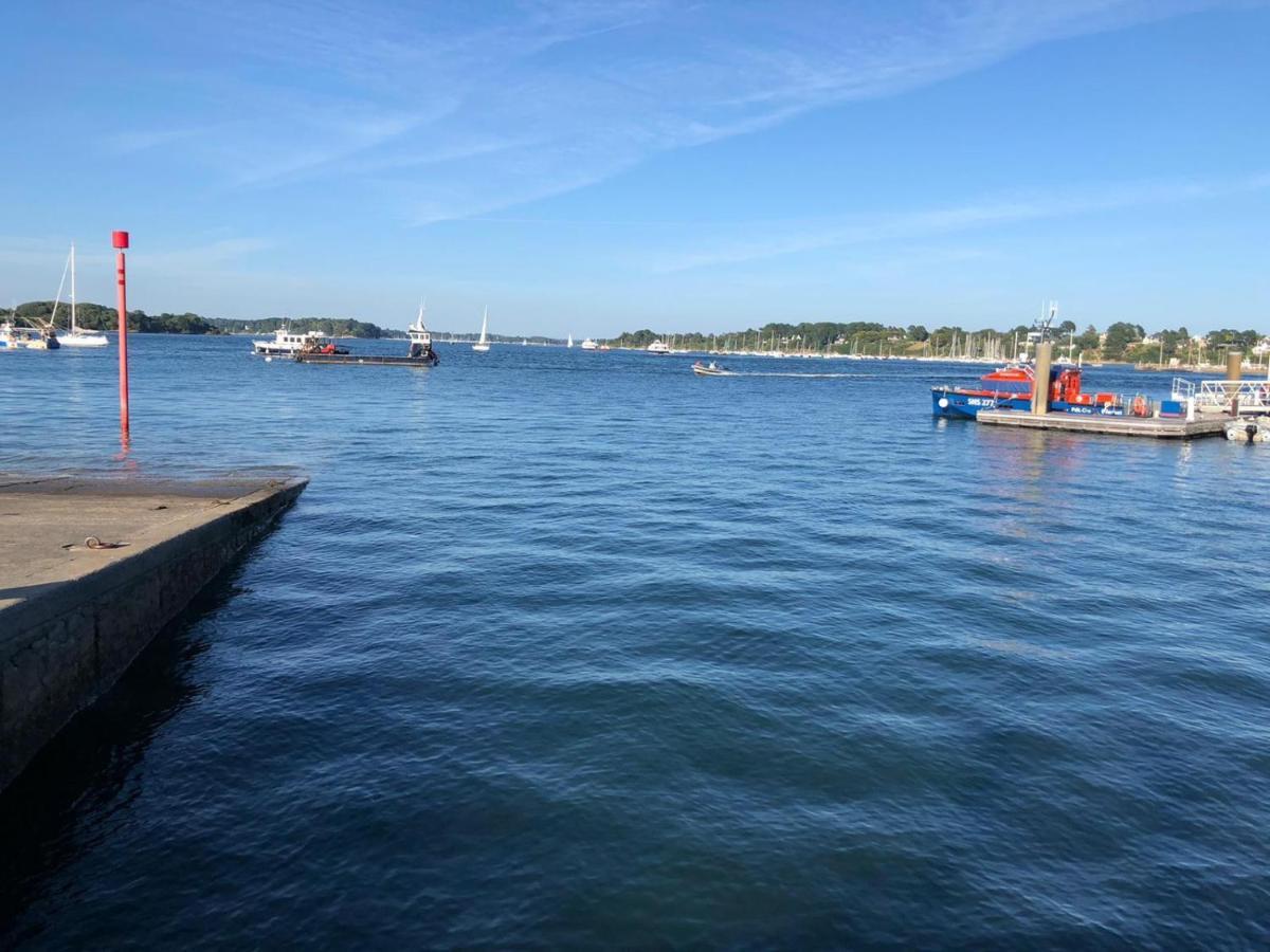 Maison Vue Mer Dans Le Golfe Du Morbihan Baden Kültér fotó