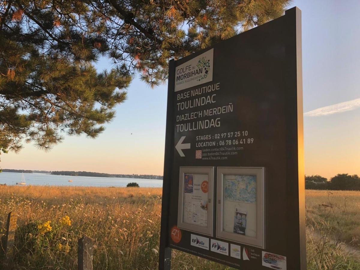 Maison Vue Mer Dans Le Golfe Du Morbihan Baden Kültér fotó